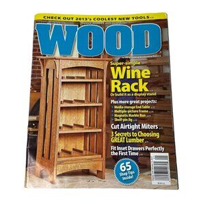 Wood Woodworking Magazine Vol 29 Issue 216 No 7 Dec Jan 2012 2013 u